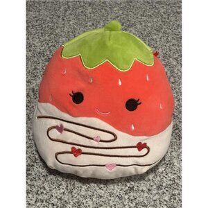 Squishmallows Scarlet The Strawberry 5" Plush White Chocolate Valentines 2023